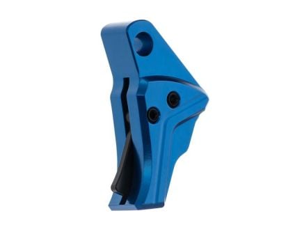 Tyrant CNC I.T.T.S. Glock Gen 3-4 Screw/Safety Shoe Only Trigger, Blue/Black - TD-GTRIG-3-4-BLUE-BLACK
