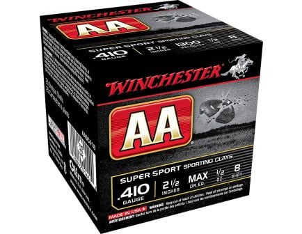 Winchester AA Sporting Clays 410ga #8 100rds - AASC418VP