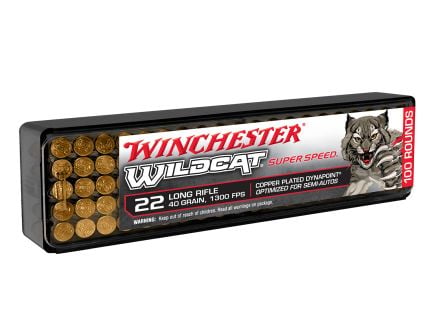 Winchester Wildcat Super Speed 22 LR 40gr Hollow Point (HP) 100rds