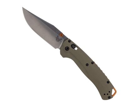 Benchmade Taggedout Folding Clip Point Knife, OD Green - 15536