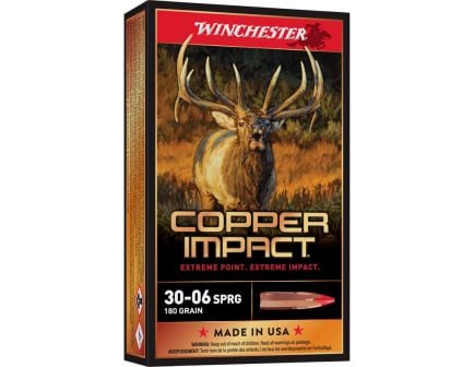 Winchester Copper Impact 30-06 Springfield 180 Grain 20rds