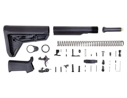 PSA Sabre-15 Lower Build Kit with MOE SL Stock and Grip, Black