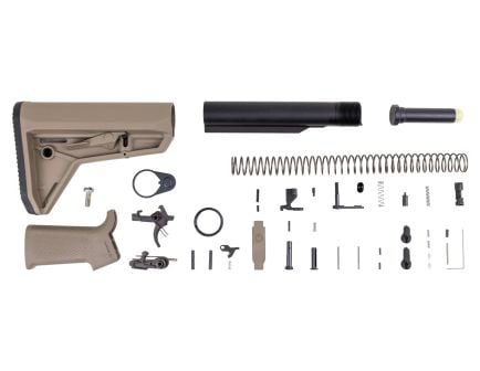PSA Sabre-15 Lower Build Kit with MOE SL Stock and Grip, FDE