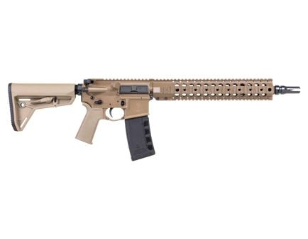 PSA "Sabre" Forged 13.7" Mid-Length 5.56 Rifle w/ 13" Quad Rail & JMAC GFHC-E Pin/Weld, FDE Cerakote
