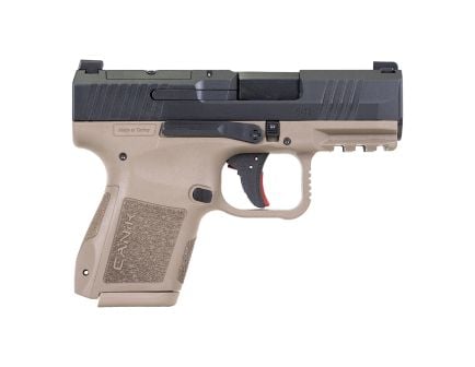 Canik Pistol Mete MC9 9mm F3.18" 15rd, FDE/Black - HG7620BD-N