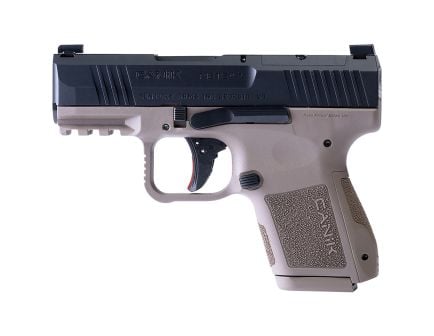 Canik Pistol Mete MC9 9mm F3.18" 15rd, FDE/Black - HG7620BD-N