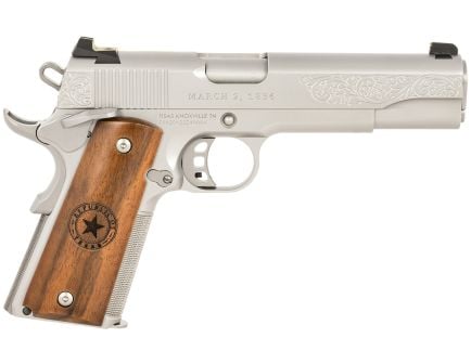 Tisas 1911 Republic Of Texas .45 ACP 5" 8rd, Stainless - 10100514