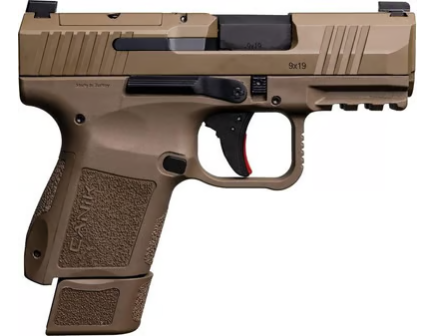 Canik Mete MC9 9mm 3.18 15rd, Flat Dark Earth - HG7620D-N