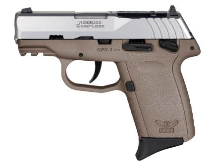 SCCY CPX-1 Gen 3 9mm3.1" 10rd, Silver/Flat Dark Earth