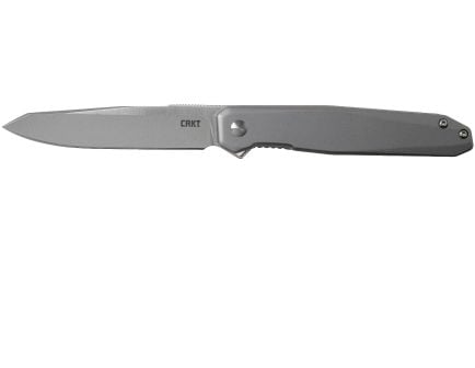 CRKT Facet, Assisted Folding Knife, Silver - K230XXP