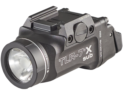 Streamlight TLR-7 Sub Weaponlight, 500 Lumens, Black, For 1913 Short Models