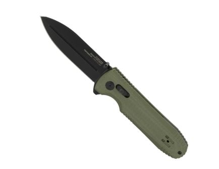 SOG Knives Pentagon XR 3.6" Spear Point Folding Knife, Black - SOG12610257