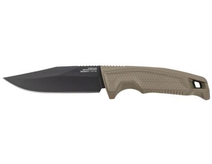 SOG Knives Recondo 4.6" Clip Point Fixed Blade Knife, Black - SOG17220357