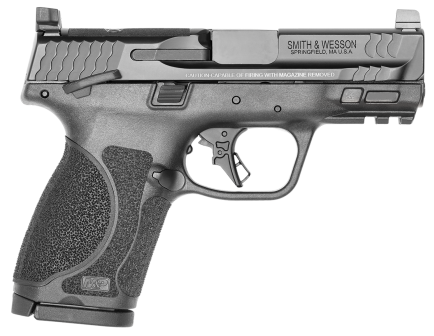 Smith & Wesson M&P 2.0 9mm Pistol, 3.6" Barrel, Optic Height Sights, Black - 13570