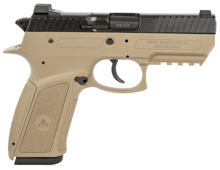 IWI Jericho 941 9mm 3.8" 17rd Pistol, Flat Dark Earth - J941PSL9FDII