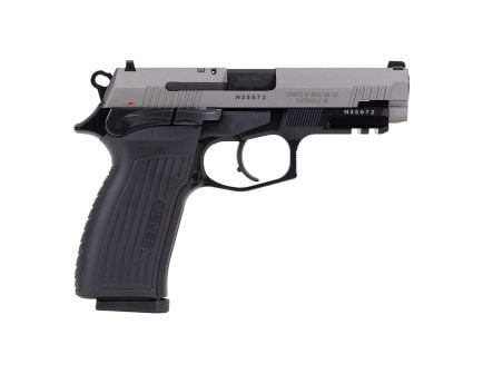 Bersa TPR9 9mm Pistol, 4.3" Barrel, Fixed Sights, Black, Silver - TPR9DT
