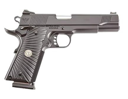 Wilson Combat .45 ACP 1911 Pistol, 5" Barrel, Fiber Optic Front Sights, Black - CQBFS45A