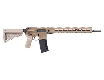 PSA "Sabre" Forged 16" 5.56 Nitride Mid-Length 5.56 15" Sabre QD Rail B5 Bravo Rifle - Cerakote FDE