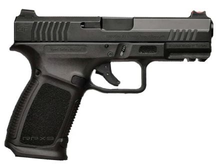 G-Force RPX9 Exodus 9mm 4.02" 15rd Pistol, Black - GFRPX9