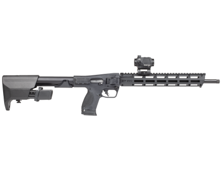 Smith & Wesson M&P FPC 9mm 16.25" 23rd/17rd Rifle w/ Crimson Trace Red Dot, Black - 14377