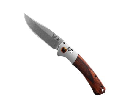 Benchmade Crooked River Folding Clip Point Knife, Brown - 15080-2