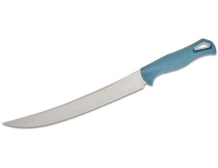 Benchmade Fishcrafter Fixed Blade Trailing Point Knife 9", Depth Blue - 18020