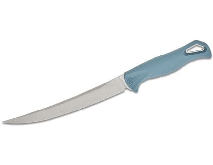 Benchmade Fishcrafter Fixed Blade Trailing Point Knife 7", Depth Blue - 18010