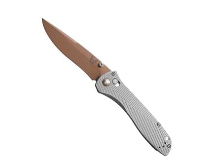 Benchmade Seven Ten Folding Recurve Drop Point Knife, Gray - 710FE-24