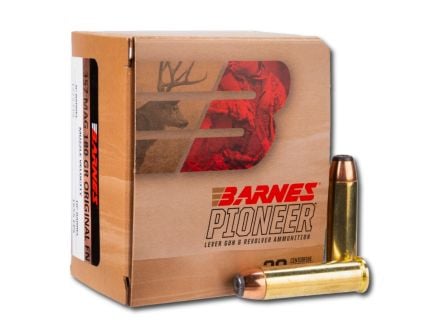 Barnes Bullets Pioneer .357 Magnum 180gr FNJSP 20rds Handgun Ammo, 20Rds