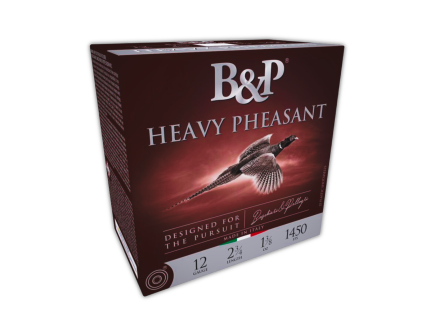 B&P Heavy Pheasant 12 Gauge 2-3/4" #4 1-3/8 oz Shotshell Ammo, 25rds - 12B38H4