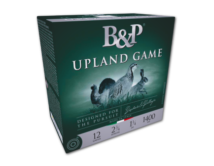 B&P Upland Game 12 Gauge 2-3/4" #5 Shot 1-1/4oz Shotshells, 25Rds
