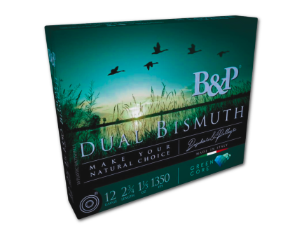 B&P Dual Bismuth 12 Gauge 2-3/4in #4/#3 1-1/5oz Shotshells, 10Rds