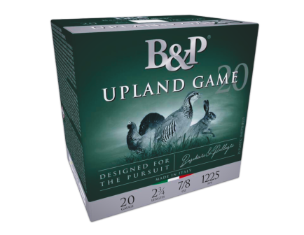 B&P Upland Game 20 Gauge 2-3/4" #5 shot 7/8oz Shotshells, 25Rds