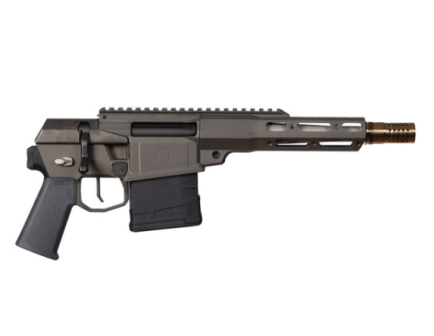 Q LLC The Fix 8.6 Blackout 8" Bolt Action Tactical Pistol, Gray - FIX-8IN-PISTOL-NB