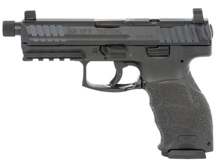 H&K VP9B Tactical OR 9mm 4.70" 10rds Pistol, Black - 81000797