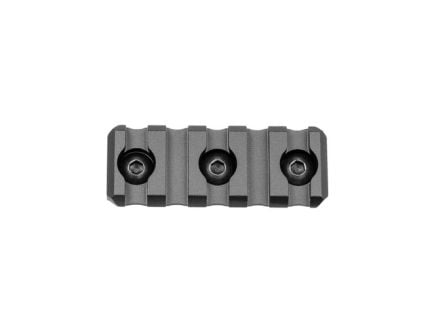 Arisaka Defense M-Lok Low Profile 5 Slot Picatinny Rail, Black - LPR-M