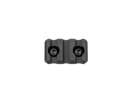 Arisaka Defense M-Lok Low Profile 3 Slot Picatinny Rail, Black - LPR-M-3