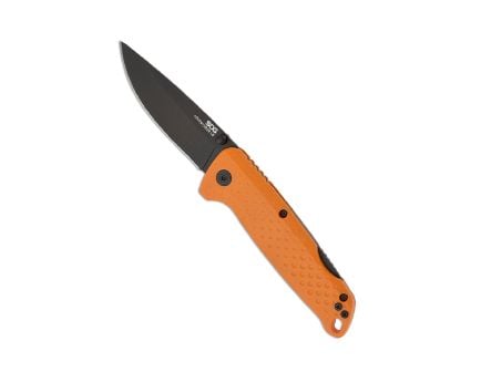 SOG Adventurer LB 3.5" Blade Folding Knives, Blaze Orange / Black