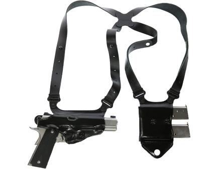 Galco Miami Classic II Sig Sauer P365 Shoulder Holster RH - Black Leather, Classic Design for Comfortable and Functional Carry - MCII870B