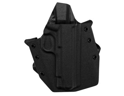 GunfightersINC Ronin 1911 Commander OWB Holster RH Kydex Black - Premium Quality and Easy Access - RO-1911CNR-0101121