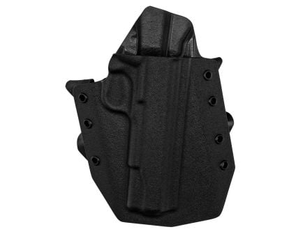 GunfightersINC Ronin 1911 Government OWB Holster RH Kydex Black - Premium Quality and Quick Access - R0-1911GOV-0101111