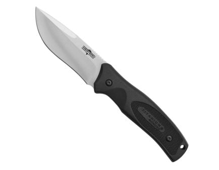 Camillus Western Black River Fixed Blade Drop Point Knife, Black - CAM-19232