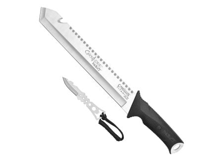 Camillus Carnivore Inject Machete w/ Trimming Knife, Black - CAM-19818