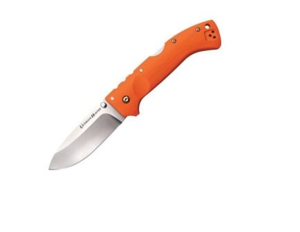 Cold Steel Ultimate Hunter Folding Knife Drop Point Orange - Durable, Lightweight and Reliable Handle - CS-30URY
