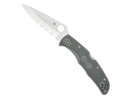 Spyderco Endura 4 Lightweight Folding Knife Drop Point Green - Durable, Lightweight and Reliable Handle - C10PSFG