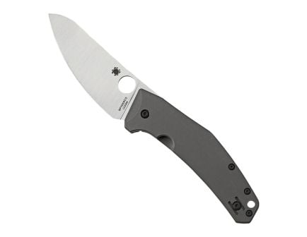 Spyderco Spydiechef Folding Knife Sheepsfoot Gray - Durable, Lightweight and Reliable Handle - C211TIP