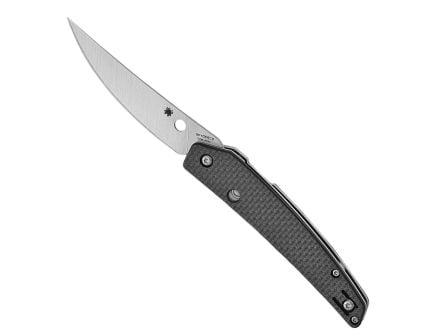 Spyderco Ikuchi Folding Drop Point Knife, Black - C242CFP
