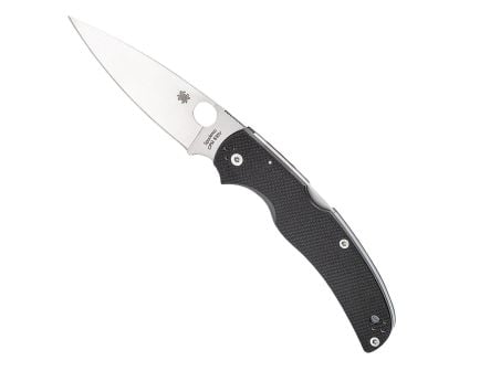 Spyderco Native Chief Folding Drop Point Knife, Black - C244GP