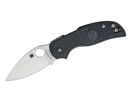 Spyderco Sage 5 Lightweight Folding Spear Point Knife, Black - C123PBK