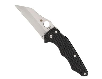 Spyderco Yojumbo Folding Wharncliffe Knife, Black - C253GP